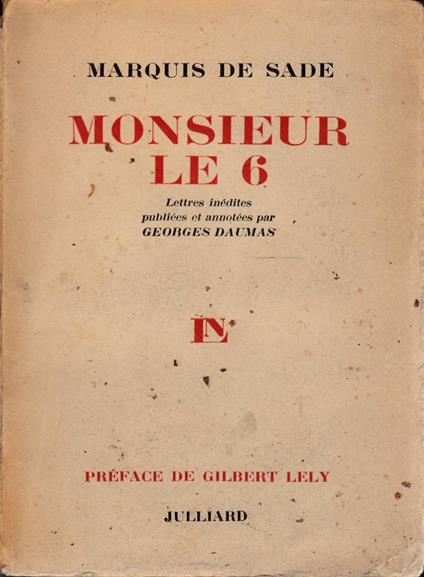 Monsieur Le 6 - copertina