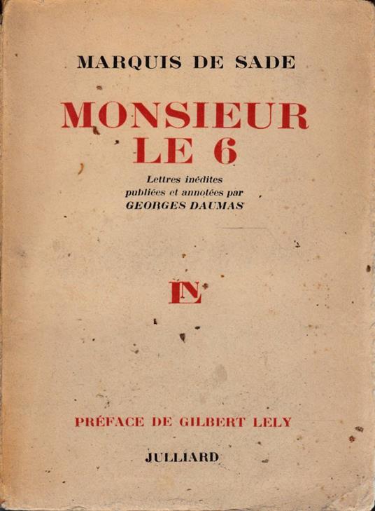 Monsieur Le 6 - copertina