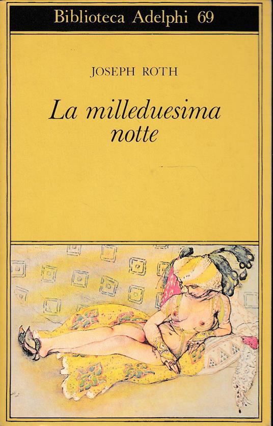 La milleduesima notte - Joseph Roth - copertina