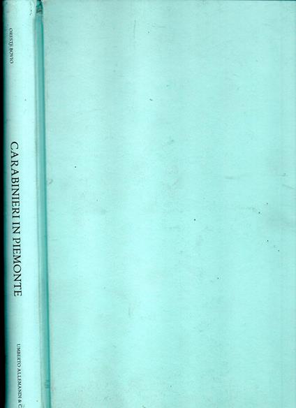 Carabinieri In Piemonte - Oreste Bovio - copertina