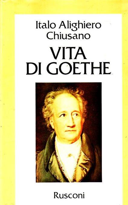 Vita di Goethe - copertina