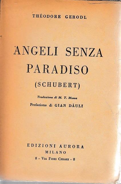 Angeli senza paradiso - Shubert - copertina