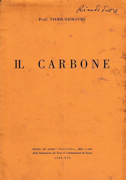 Il carbone - copertina