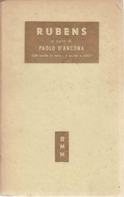Rubens - Paolo D'Ancona - copertina