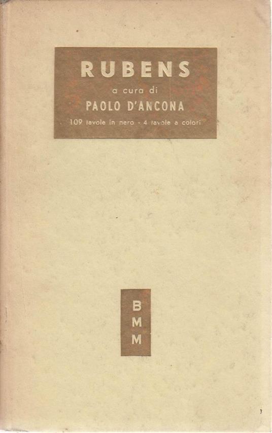 Rubens - Paolo D'Ancona - copertina