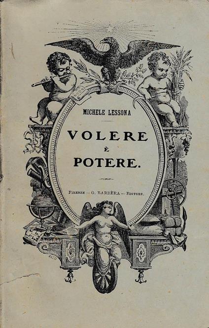Volere È Potere - Michele Lessona - copertina