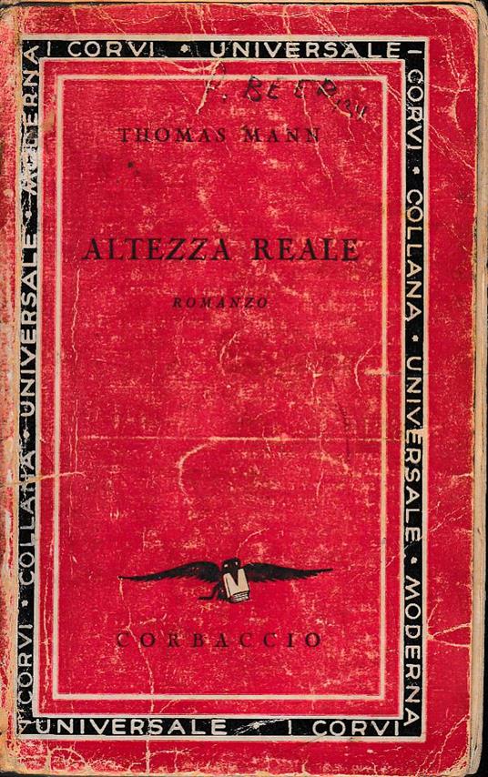 Altezza reale - Thomas Mann - copertina