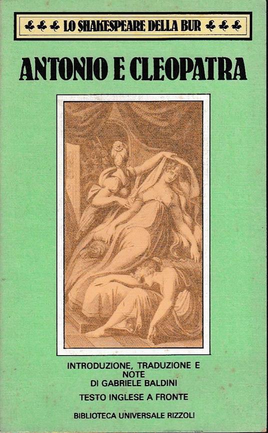 Antonio e Cleopatra - William Shakespeare - copertina