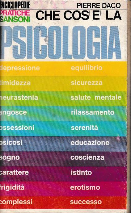 CHE COS'è LA PSICOLOGIA - Pierre Daco - copertina