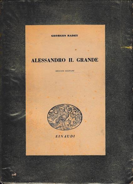 Alessandro il grande - Georges Radet - copertina