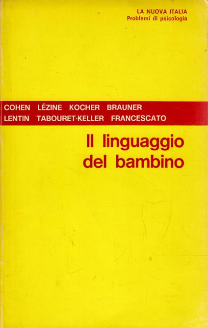 Il Linguaggio Del Bambino - copertina