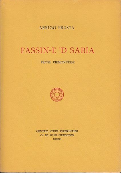 Fassin-e 'd sabia pròse Piemontèise - copertina