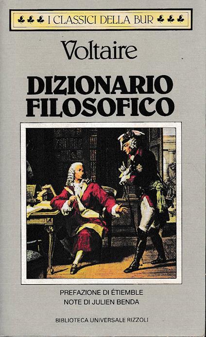 Dizionario Filosofico - copertina