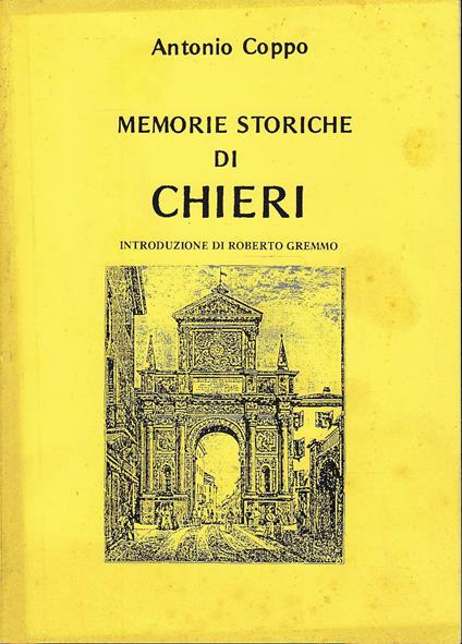 Memorie storiche di Chieri - copertina