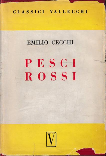 Pesci Rossi - Emilio Cecchi - copertina