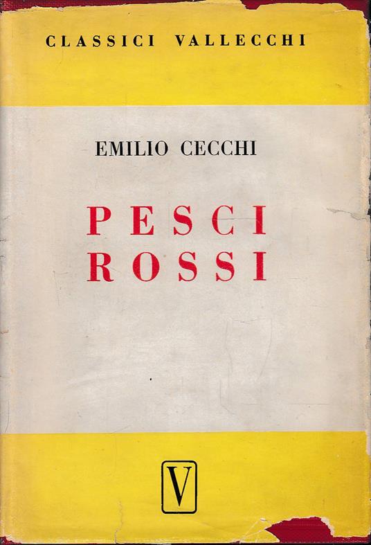 Pesci Rossi - Emilio Cecchi - copertina