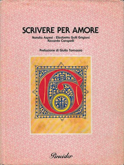 Scrivere per amore - copertina
