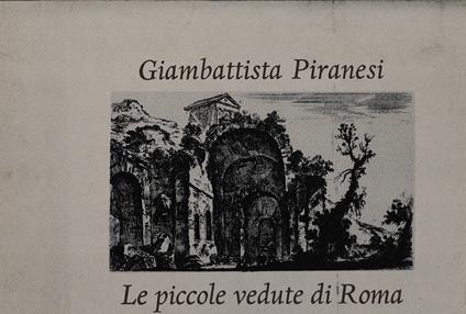 Le piccole vedute di Roma - copertina