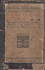 Manuale Di Storia Con Brevi Nozioni Di Geografia E Di Diritto Ad Uso Dei Corsi Integrativi Volume Iii