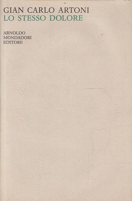 Lo stesso dolore - copertina