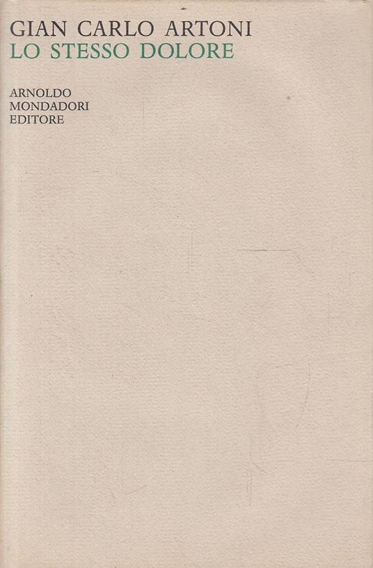 Lo stesso dolore - copertina