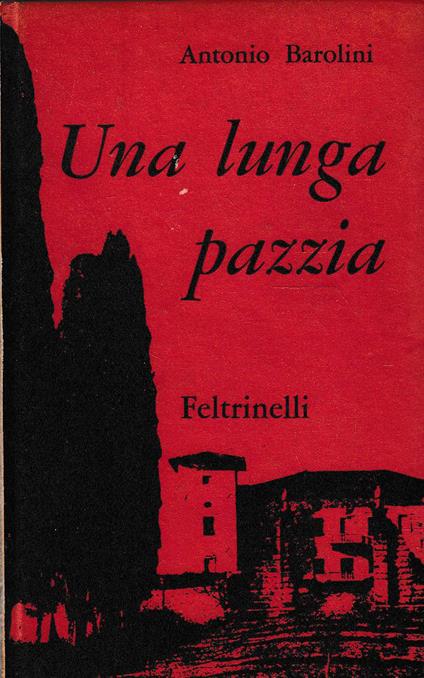 Una lunga pazzia - Antonio Barolini - copertina