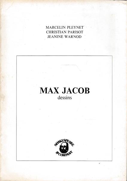 Max Jacob. Dessins - copertina