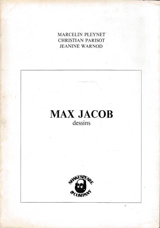 Max Jacob. Dessins - copertina