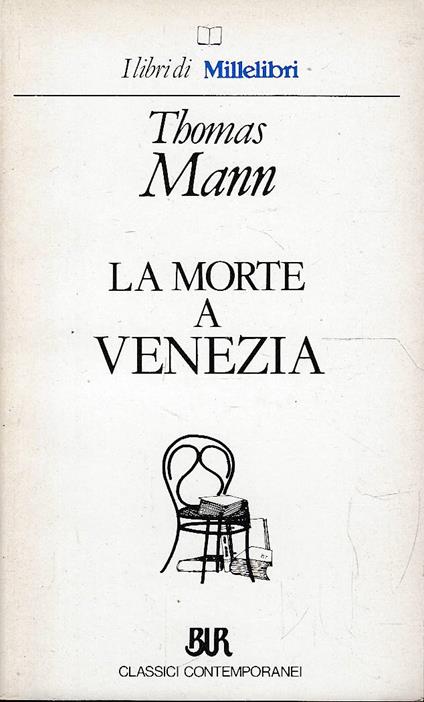 La morte a Venezia - Thomas Mann - copertina