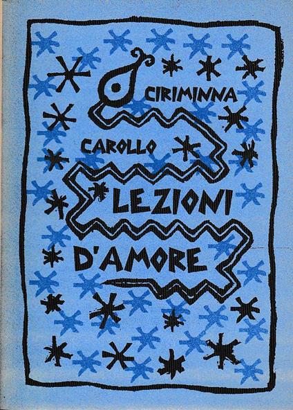 Lezioni d'amore - copertina