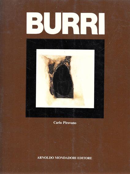 Burri - Carlo Pirovano - copertina