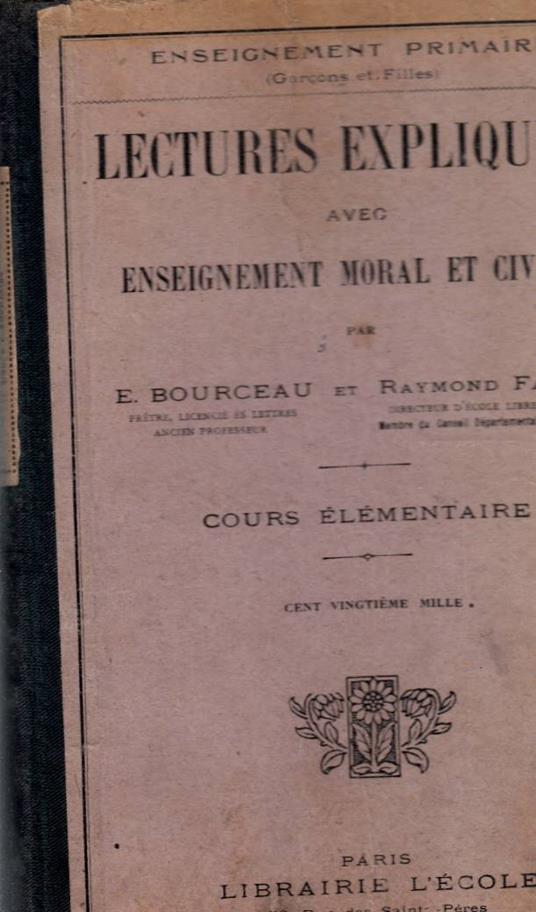 Lectures Expliquées avec ensseignement moral et civique - copertina