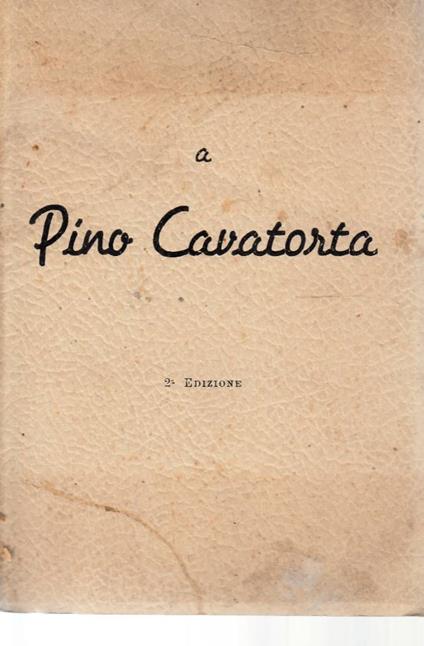 A Pino Cavatorta - Aa.vv. - copertina