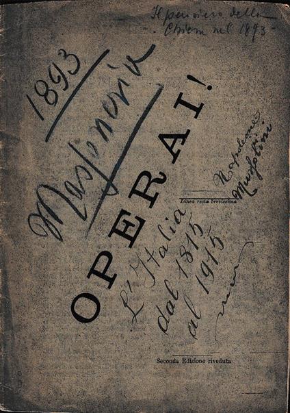 Operai! - Aa.vv. - copertina