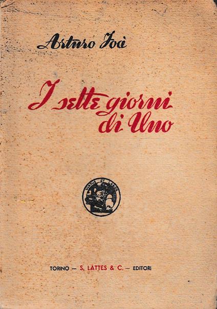 I sette giorni di Uno - copertina