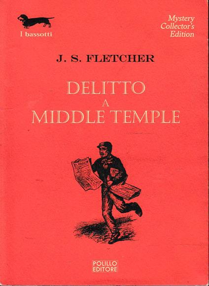 Delitto a Middle Temple - J. S. Fletcher - copertina