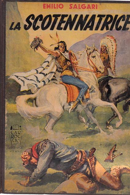 La scotennatrice - Emilio Salgari - copertina