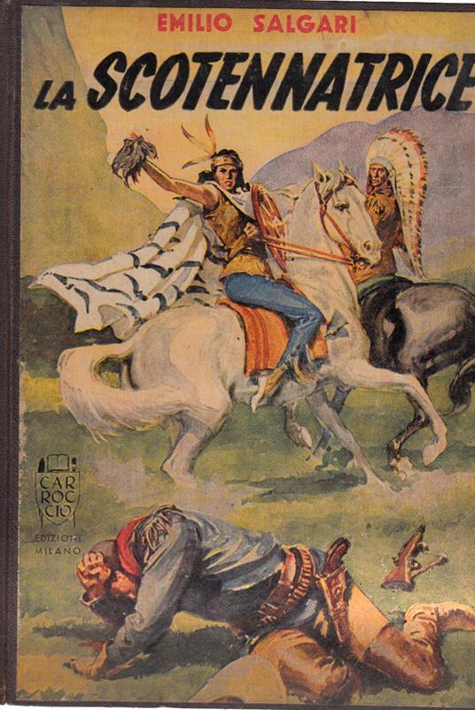 La scotennatrice - Emilio Salgari - copertina