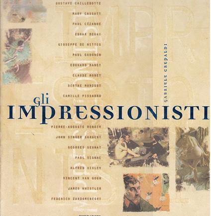 Gli impressionisti - Gabriele Crepaldi - copertina