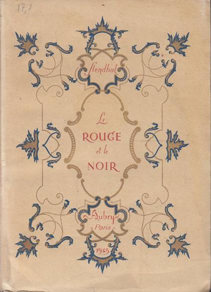Le rouge et le noir - copertina