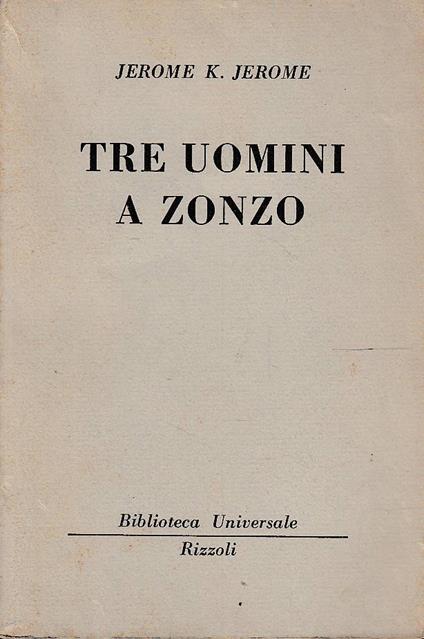 Tre uomini a zonzo - Jerome K. Jerome - copertina