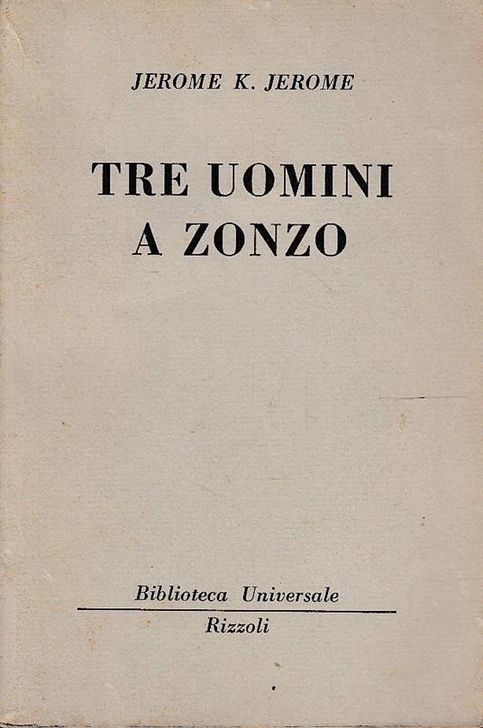 Tre uomini a zonzo - Jerome K. Jerome - copertina
