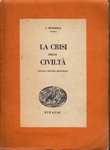 La crisi della civiltà - copertina