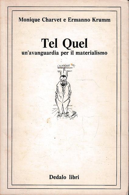 Tel Quel un'avanguardia per il materialismo - copertina