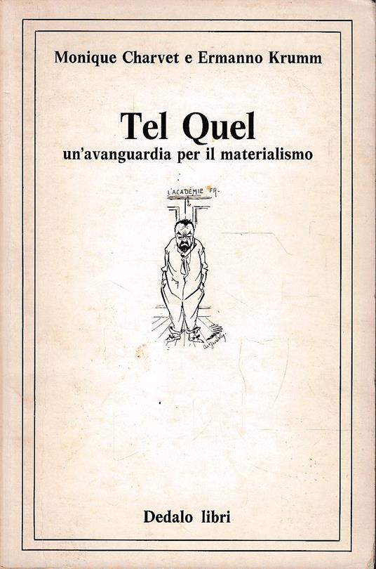 Tel Quel un'avanguardia per il materialismo - copertina