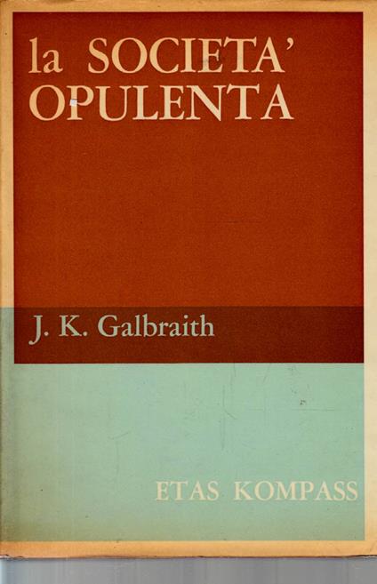 La società opulenta - copertina