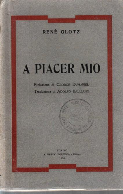 A piacer mio - copertina