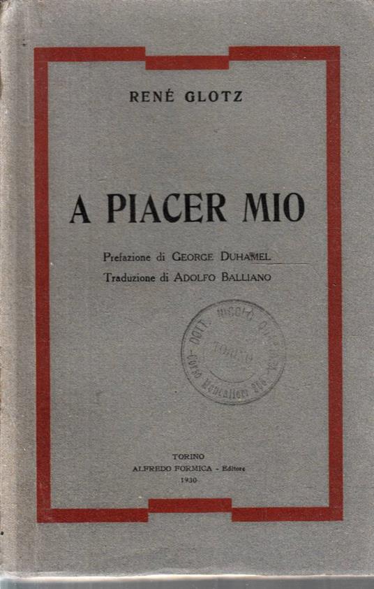A piacer mio - copertina