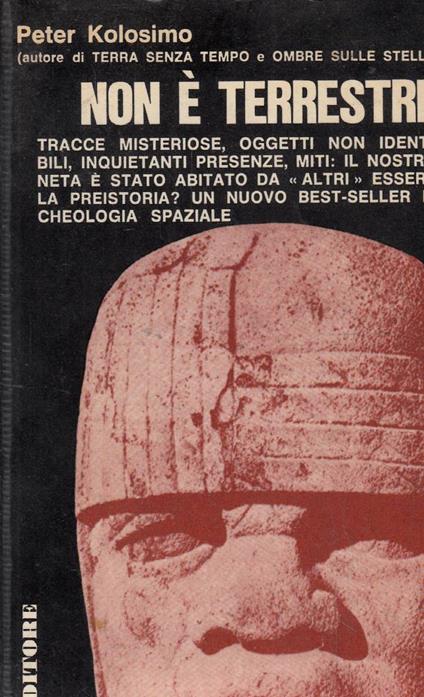 Non È Terrestre - Peter Kolosimo - copertina