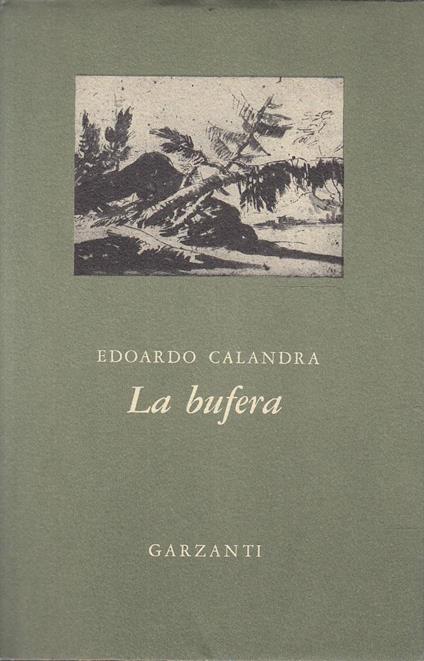 La bufera - Edoardo Calandra - copertina